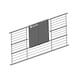Edge protection mesh with door - DOOR-SIDE-PROTECTION-GRILLE - 1