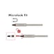 Bit holder C 6.3 (1/4) qck change magn. ring-touch - 2