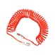 Vacuum/pressure spiral hose for windscreen repair