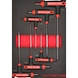 Screwdr T-hndl hexsckt set 4.4.1 TH1 6pc REDSTRIPE