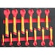 Single open-end wrnch VDE 8.4.1 set 13pc REDSTRIPE