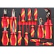 Pliers, screwdr. VDE 8.4.1. set 14pcs REDSTRIPE
