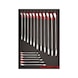 Comb wrnch shrt ellip set 4.4.1 WR1 17pc REDSTRIPE