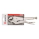 Locking pliers w. half-round jaws welded REDSTRIPE - 2