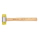 Soft-face hammer with PVC head REDSTRIPE