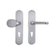 Aluminium-Schutzbeschlag S 62 - SBS-ALU-S62-ES1-WE-PZ-72-12-F1/SILBER - 1