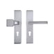 Aluminium-Schutzbeschlag S 65 - SBS-ALU-S65-ES1-WE-PZ-72-12-F1/SILBER - 1