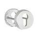 Aluminium-Schutzrosette PZ - SBS-ALU-ROS-PZ-12-F1/SILBER - 2