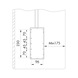 Barra armario abatible - COLGADOR ABATIBLE MODULO700-900 GRAFITO - 3