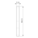 Hook for wardrobe rail oval - 3