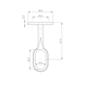 Cabinet tube centre support oval - 2