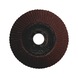 Corundum lamella flap disc STANDARD SERIES - FLPDISC-DOMED-BR22-G60-D115 - 3