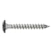 ASSY 4 A4 TRH gate hinge screw painted A4 stainless steel full thread large truss head - SCR-TRH-WO-A4-RAL9004M-RW20-5X30/25 - 1