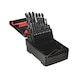 Twist drill bit HSS DIN 338 type RN ECONOMY 25 pcs - DRL-MET-SORT-DIN338-HSS-ECONOMY-25PCS - 1