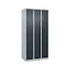 Garderobenspind 3 Abteile - SPIND-900MM-3ABTEIL-RAL7016 - 1
