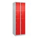 Schlie&szlig;fachschrank 2 Abteile mit 8 F&auml;cher - SCHLIESSFACHSCHRANK-600MM-2X4-RAL3020 - 1