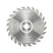 Kreiss&auml;geblatt Holz PRECISION & SPEED f&uuml;r Akku-Holzhandkreiss&auml;ge - KRSAEBLA-HO-HM-165X1,8/1,2X20-24WZ - 1