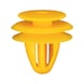 Interior trim clip, closed