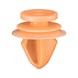 Interior trim clip, closed