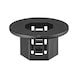 Plastic hexagon nut