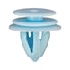 Interior trim clip, closed