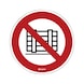 Floor sign - No parking or storage - PROHIBITSIGN-NO-PARKING-STORAGE-45CM - 1