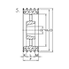 V-belt pulley, 10 groove - 3