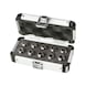 Precision collet set in aluminium case ER16 5 &micro;m, ISO 15488, DIN 6499 - PRECCOLLET-SET-ER16 - 2
