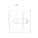 Mounting clip set for EBL-24-25-Moove recessed light - MNTCLIP-SET-EBL-24-25-MOOVE - 2