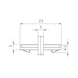 Verbindungsstecker zu Unterbauleuchte UBL-24-14-Moove - VERBSTE-UBL-24-14-MOOVE-SCHW - 2