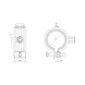 Rohrschelle TIPP-SMARTLOCK GS MULTI M8/M10 - ROSHEL-SMARTLOCK-MULTI-M8/M10-(15-20) - 2