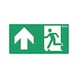Rettungszeichen Notausgang - RETTZEICH-NOTAUSGANG-AUFWAERTS-200X100MM - 1