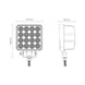 LED-Arbeitsscheinwerfer mit Flutlicht oder Spotlicht - ARBSHNWERF-FZG-CW-KBL-FLUTLICHT-7500LM - 2