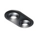 LED-Einbauleuchte EBL-24-27 - LEUCHT-LED-(EBL-24-27)-SCHW-WW-DOUBLE - 1