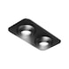 LED-Einbauleuchte EBL-24-28 - LEUCHT-LED-(EBL-24-28)-SCHW-WW-DOUBLE - 1