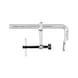 All-steel screw clamp with T-handle - SCRCLMP-SG-250X120MM - 1