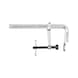 Solid steel screw clamp, T-handle, heavy-duty - SCRCLMP-SG-300X140MM - 1