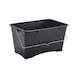 Paint bucket with roll-off surface and integrated tool tray - PNTTUB-PLA/MET-420X280X230MM-15LTR - 1