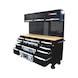 Wheeled workbench HD - WRKBNCH-MOB-15DRW-BLK - 2