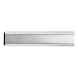 Oval cupboard railing - WDROBRL-ST-OVAL-(NI)-2500MM - 1