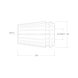 Tap collets ER16 15 &micro;m, ISO 15488, DIN 6499 - 2