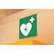 Rescue sign - defibrillator - RESCSIGN-DEFIBRILLATOR-200X200MM - 2