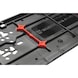 Kennzeichenbefestigung Twin-Fixx komplett bedruckt mit 4 roten Gummieinlagen - KSB-KOMPL-(TWINFIXX-PAKET)-1FARB-100STK - 2