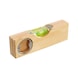 Bamboo bottle opener with spirit level - BTLOPN-PRNT-LEVEL-BAMBOO-PACK-GRAVED - 3