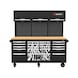 Wheeled workbench HD - WRKBNCH-MOB-15DRW-BLK - 3