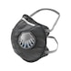 Particle-filtering half mask FFP2 V CM100 carbon - HALFMASK-FFP2-V-CM100-EN149 - 1
