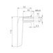 Handle hole AL 100/1 - 2