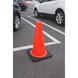 Traffic Cone Orange with black base - TRAFCONE-PLA-ORANGE-260X470MM - 2