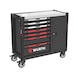 Professional Tool Trolley Range - WRKSHPTRLY-7DRWR-BLACK - 1