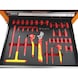 VDE Tool Trolley Professional VDE Workshop Trolley, 1000V Insulated, 118-Piece Tool Set - WRKSHPTRLY-7DRW-ORANGE-VDE-118PC - 3